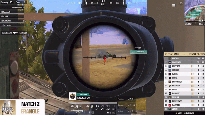 Elimination Popup